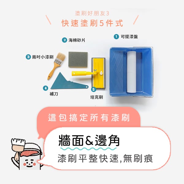 [熱銷完售]dH平面快刷套組(5件式)