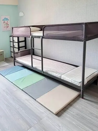 客人家實鋪：小孩房・歐巴地板挪威橡木（案例 2182）