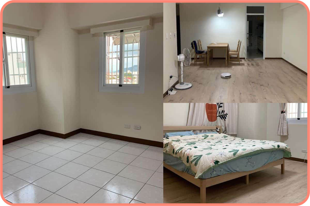 28年的二手屋鋪了地板，就像換上全新的北歐風格！｜DIY 地板改造案例 - dHConcept 玩味空間