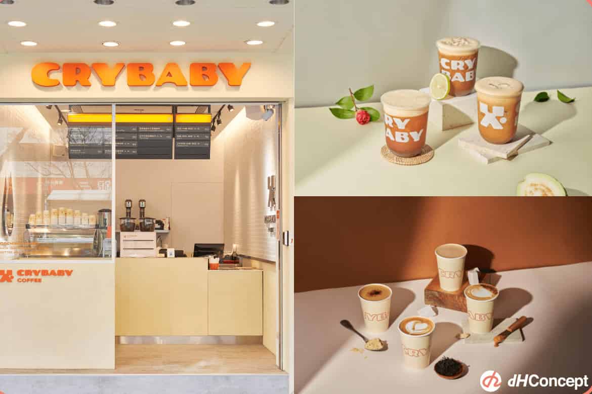 超可愛奶油韓系咖啡廳「Crybaby Coffee」