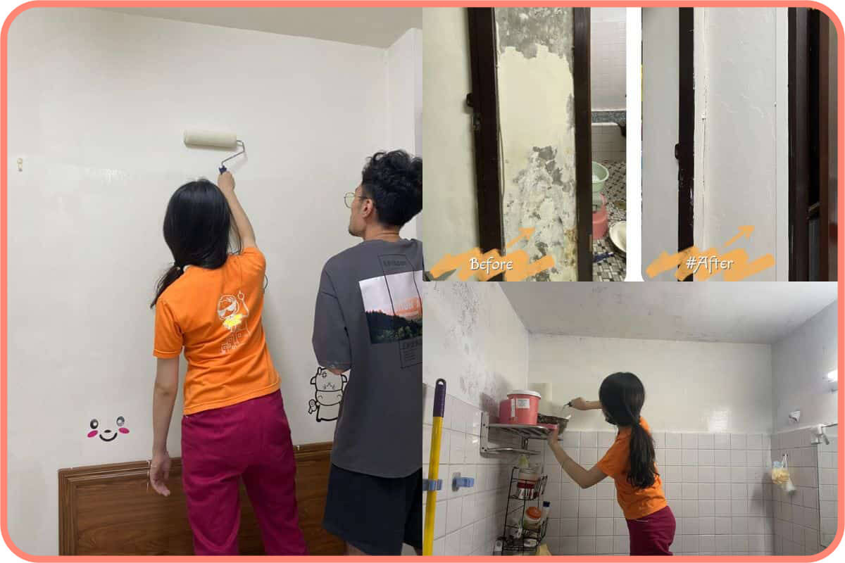 創作者分享｜奶茶控肥仔：「改造老舊租屋，空間變明亮，心情也更好了！」｜居家改造案例 - dHConcept 玩味空間